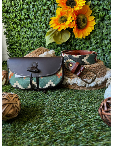 Conjunto bolso y cinturón