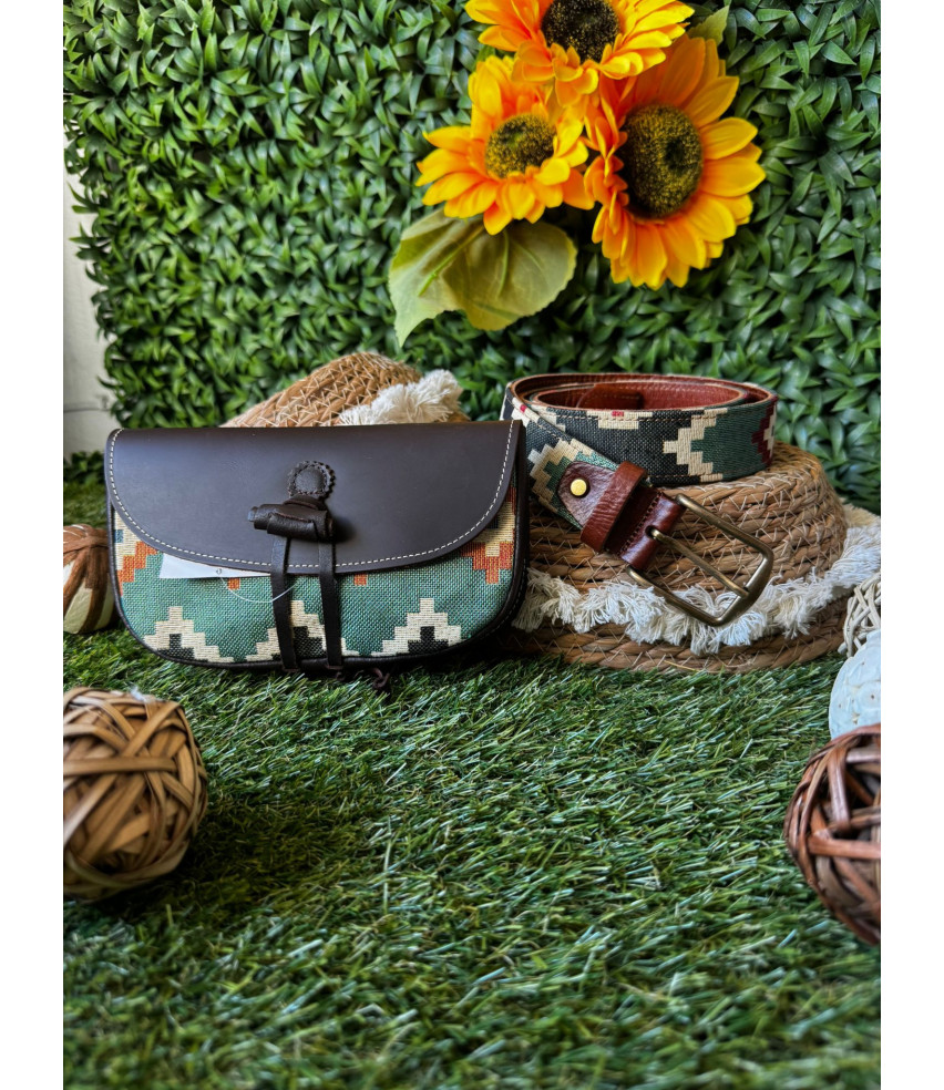 Conjunto bolso y cinturón